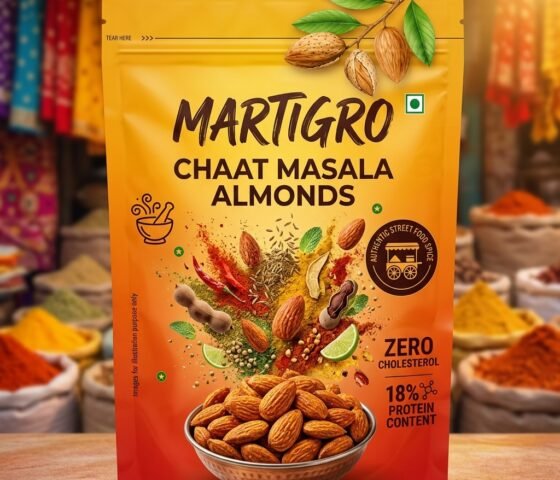 Chaat Masala Almonds