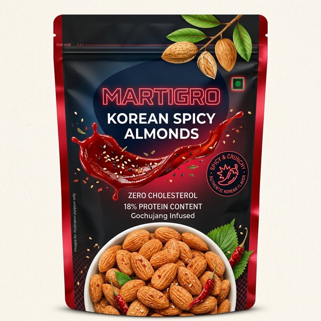 Korean Spicy Almonds