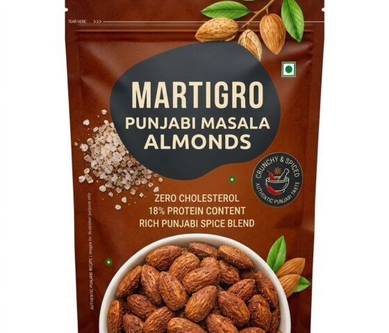 Punjabi Masala Almonds
