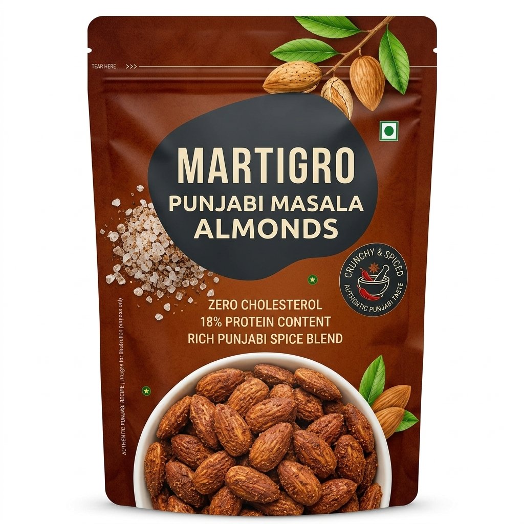 Punjabi Masala Almonds